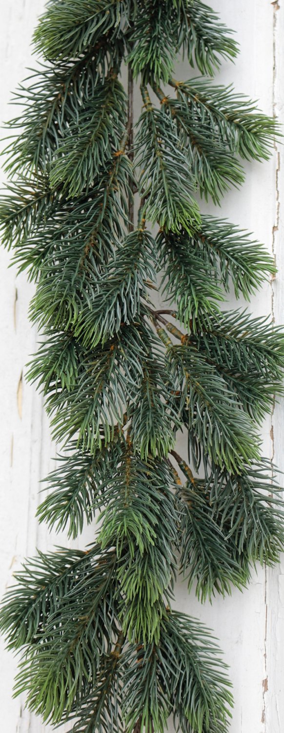 1821 883 a3 Гирлянда из искусственной ели, синтетический материал, 180 см, зеленая H-andreas  - Вид №1