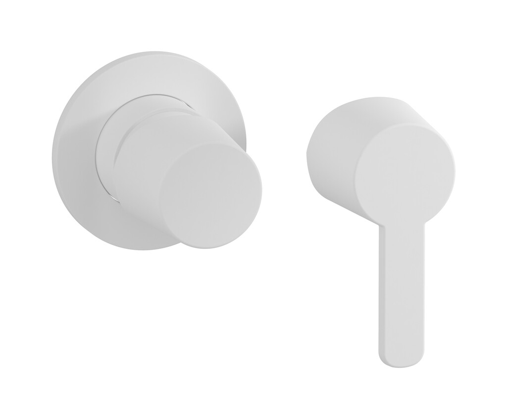 Внешние части встроенного смесителя на 1 потребителя WE ARE IB aa220ss Matt White TAAAC