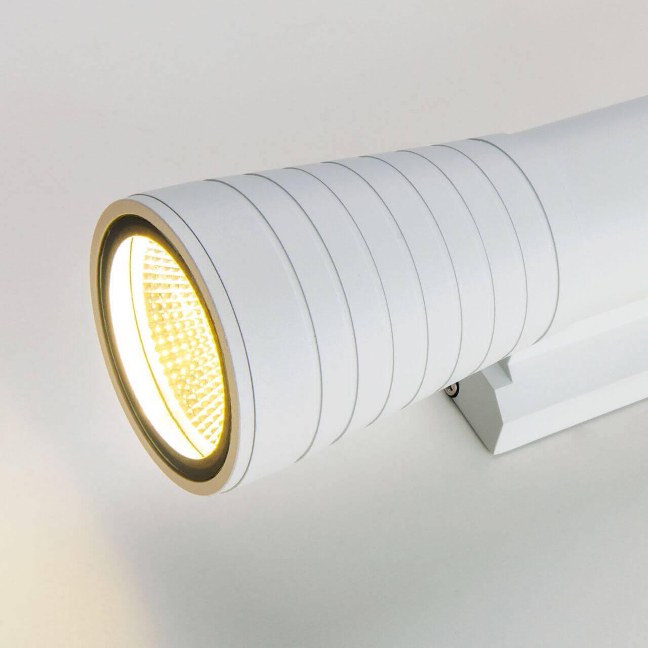 Уличный настенный светильник светодиодный 33х12,5х9 см белый Techno LED 4690389138614 ELEKTROSTANDARD TECHNO LED 00-3898317 Белый  - Вид №2