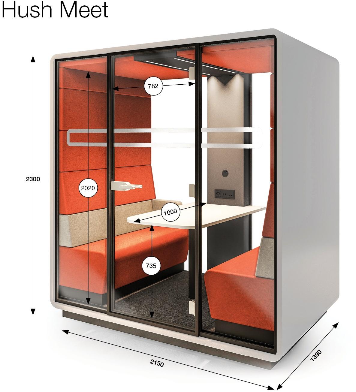 Mikomax Smart Office Акустическая офисная будка Hush sun-id-1369446 - Вид №18