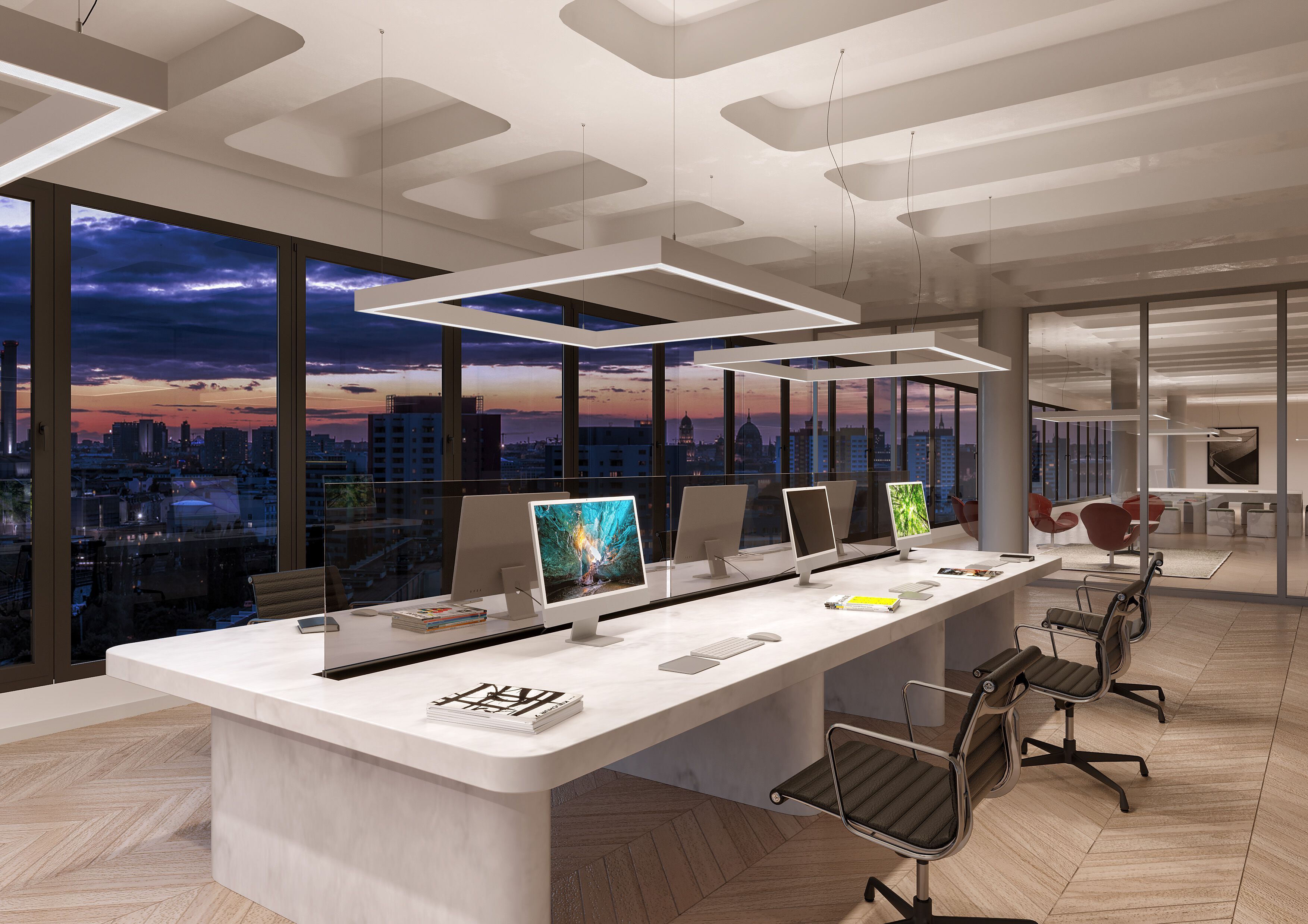 Алюминиевый светодиодный подвесной светильник TARGETTI Logico Easy ARCH-00123154 - Вид №5