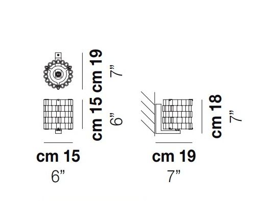 Vistosi TAHOMA APTAHO5BCNI настенный светильник 88754 - Вид №2
