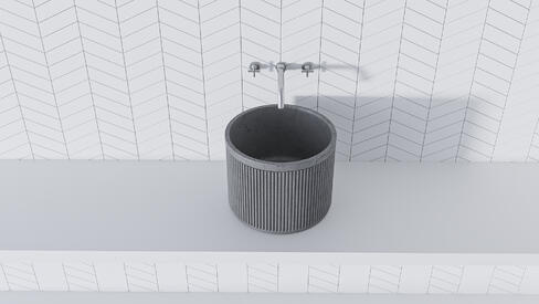 WВ-612 Раковина из бетона WB-612 BET-ON BetOn 