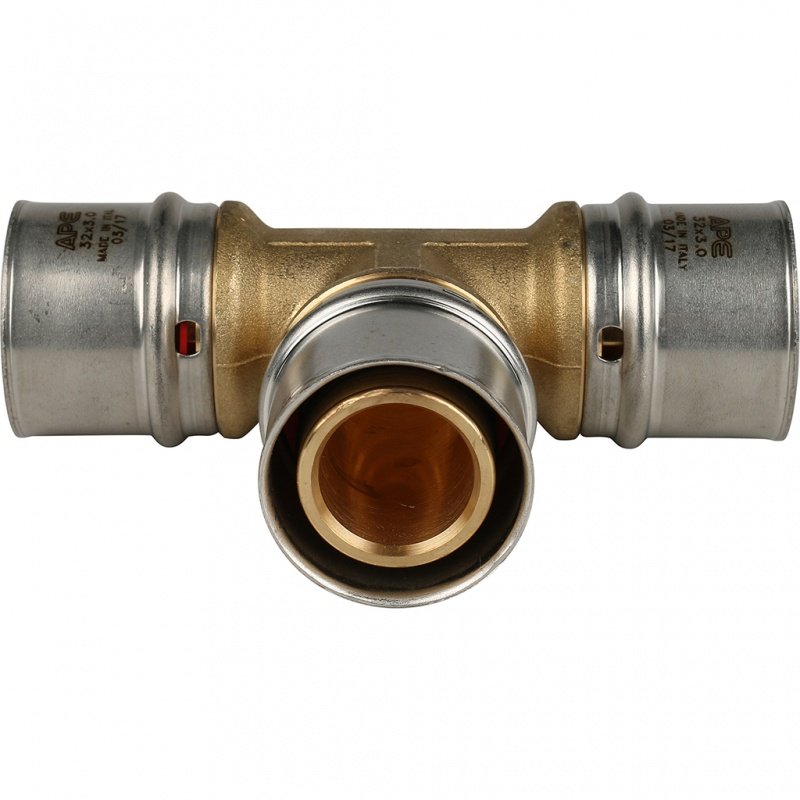 Тройник пресс STOUT 32х3,0 равнопроходной SFP0006323232 - Вид №2
