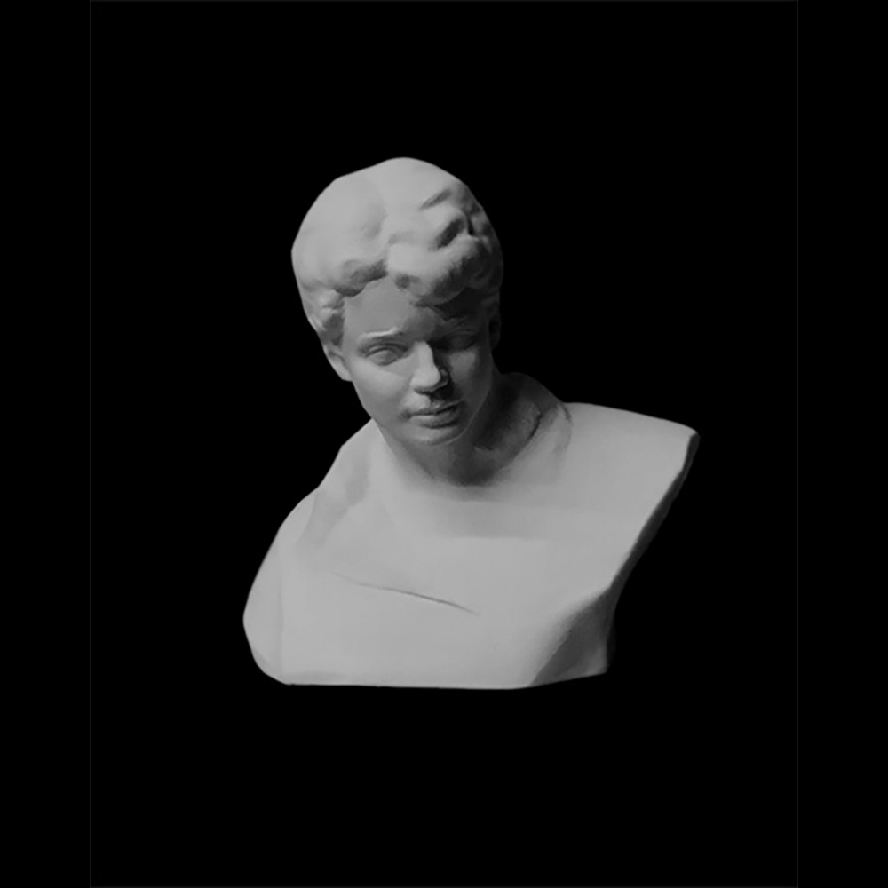 10-163 Бюст Есенина гипс 20х12.5х21.5 см Santreyd 