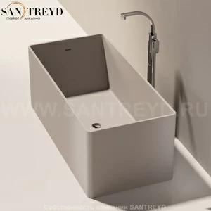 Flaminia WASH Ванна свободностоящая 150 см серая MW150.1019