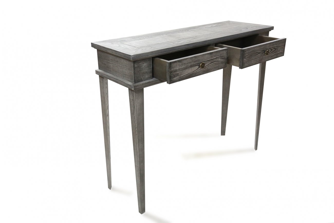 Консоль с ящиками прямоугольная серая Pate PUSHA PUSHA 061009 Серый  - Вид №3