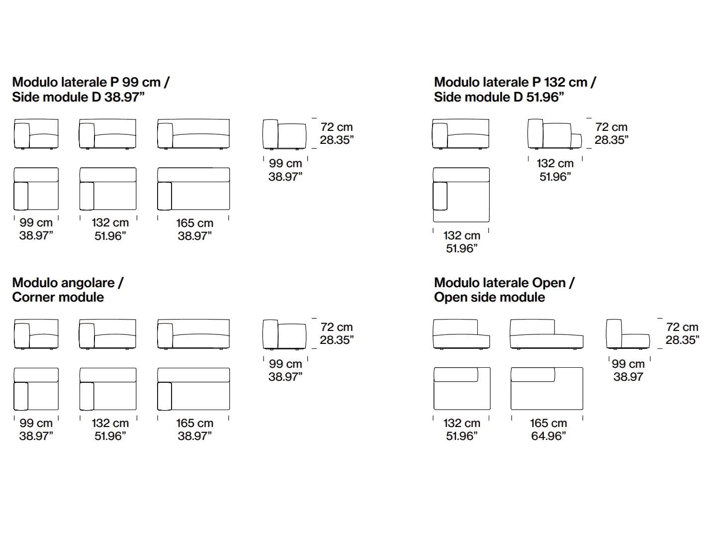Модульный тканевый диван Pianca DELANO UP ARCH-00047655 - Вид №2