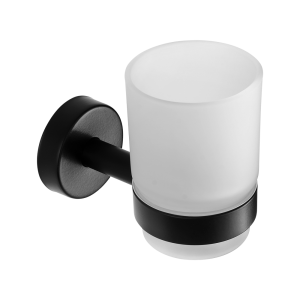 62121 Нержавеющий держатель со стаканом, черная матовая поверхность SANELA