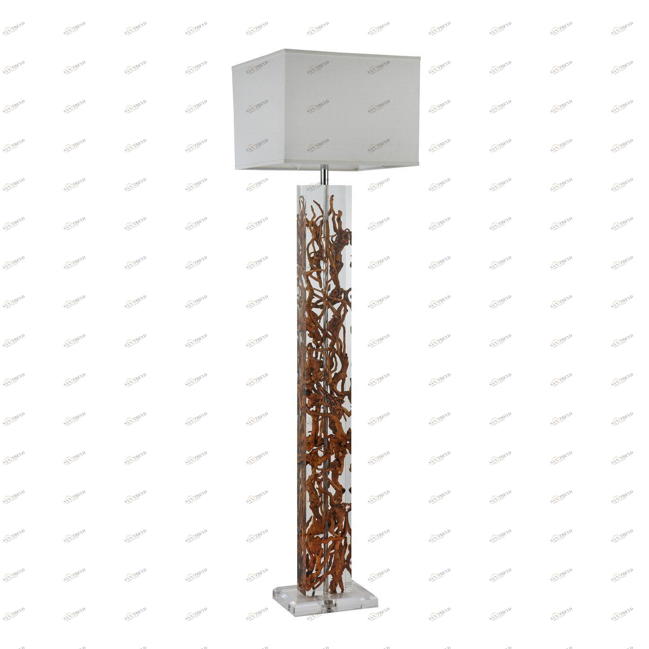 Торшер Divinare 3200/09 PN-1 DIVINARE ЭЛИТНЫЕ 112245 Коричневый 