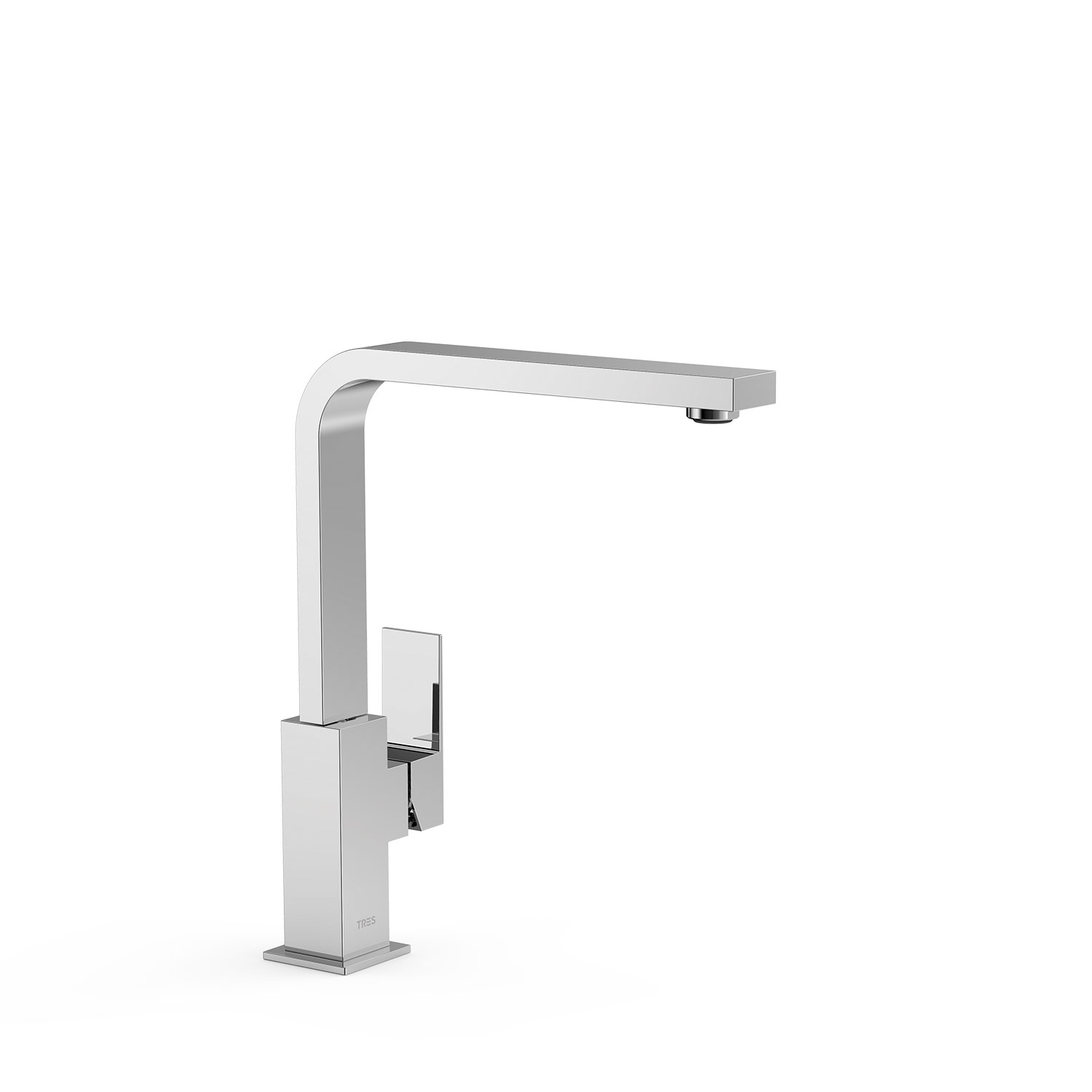 Смеситель для раковины CUADRO High с одной ручкой и боковым рычагом-106604 TRES 