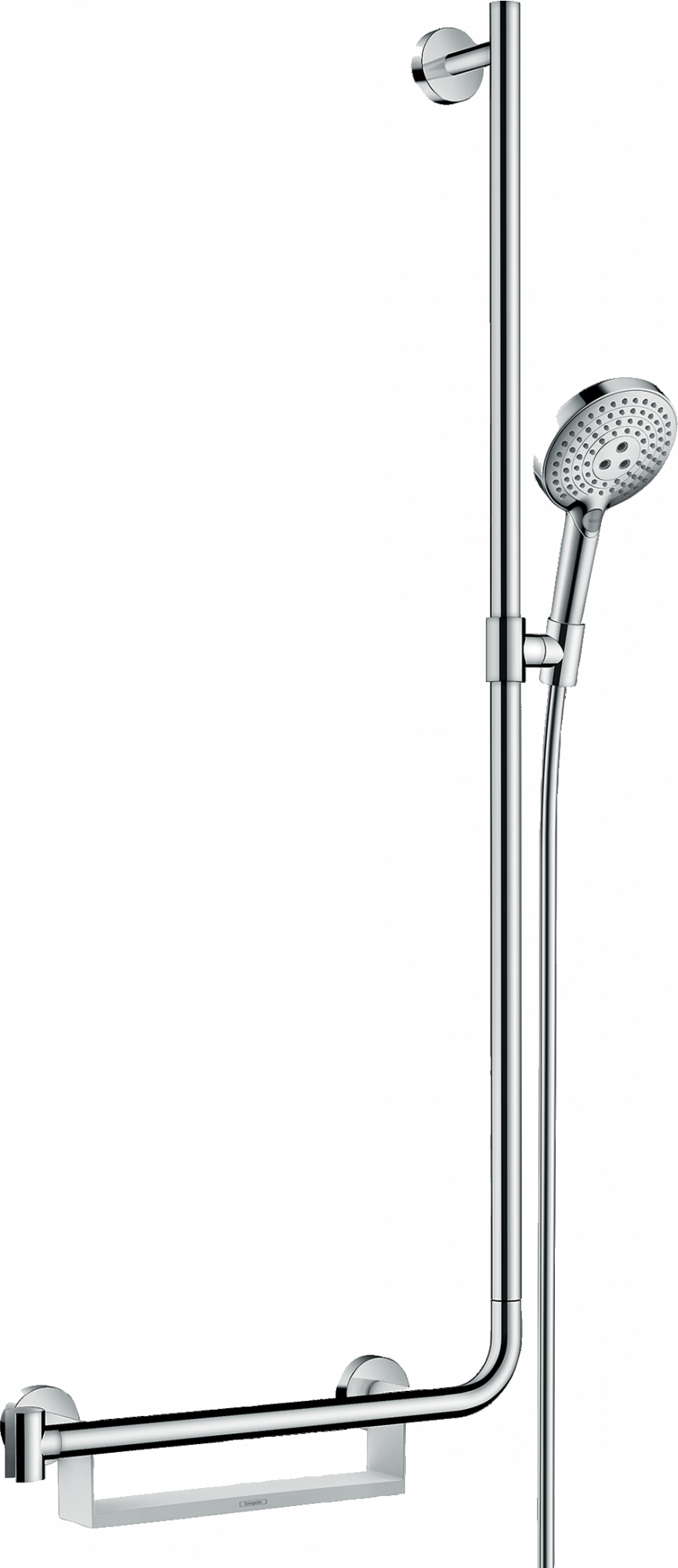 26326000 Raindance Select S Душевой набор 120 3jet со штангой 110 см справа Hansgrohe 