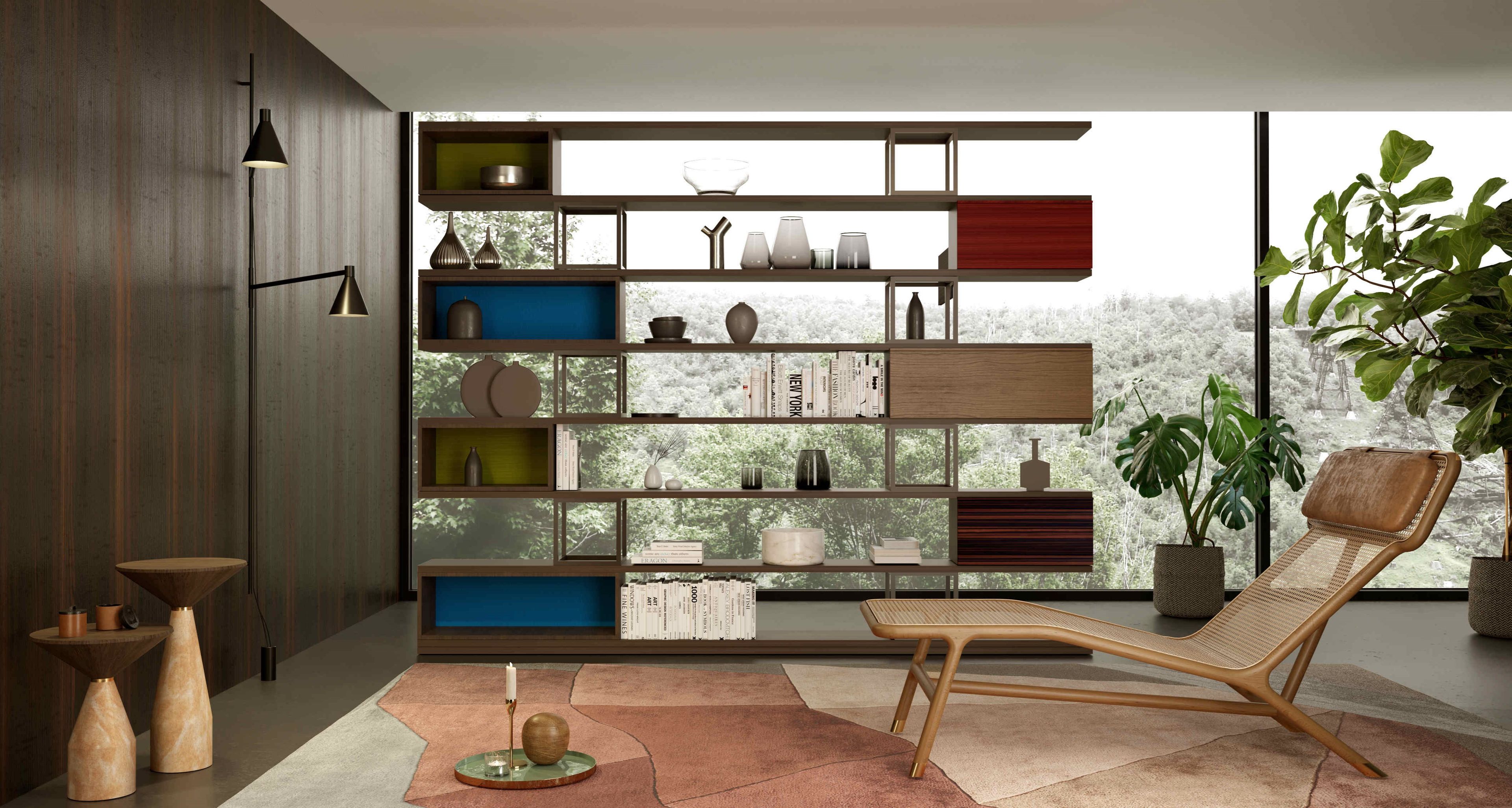 Круглый журнальный столик из ясеня и мрамора Morelato CINO ARCH-00009047 - Вид №2