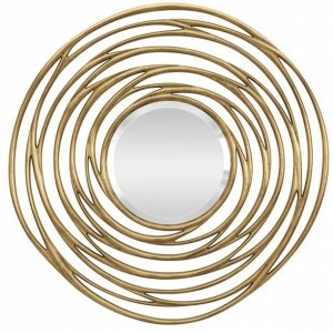 DWFI Круглое металлическое зеркало в настенной раме  00002450
