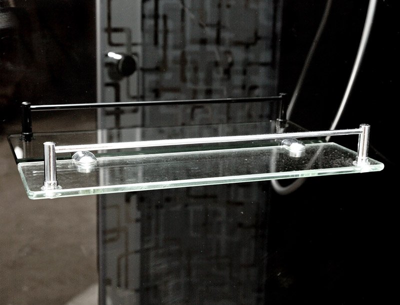 ЕМ1510 с электрикой (эл.) Душевая кабина DETO Серия EM BМ1510 N (без крыши) BLACK - Вид №6