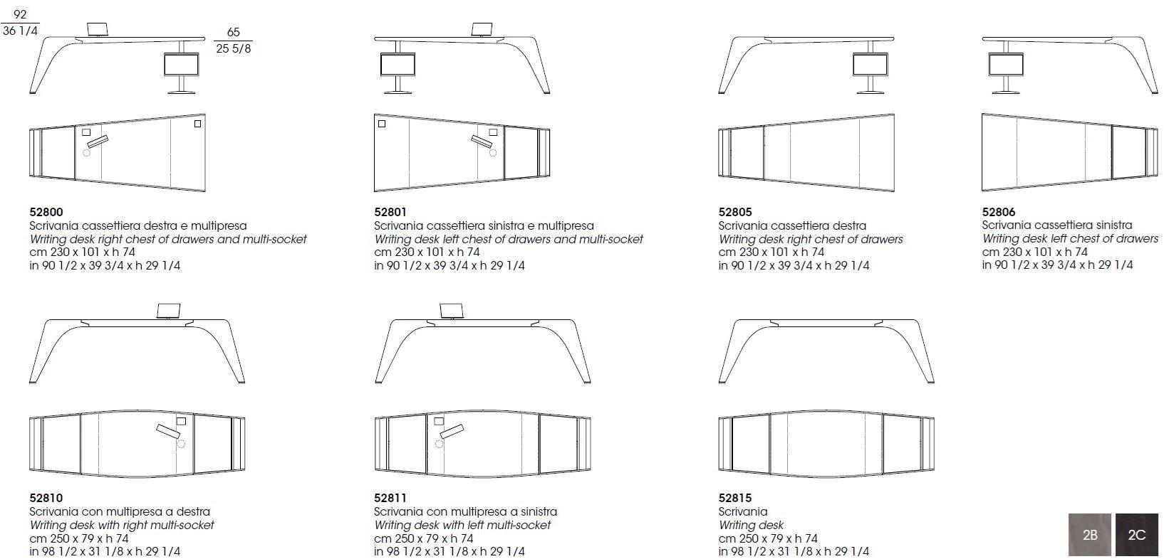 Giorgetti Прямоугольный кожаный стол sun-id-1468974 - Вид №3