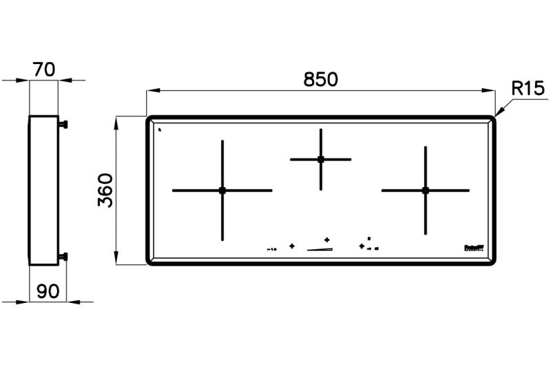5030241 Варочная панель Ognidove 5030 241 Fosterspa  - Вид №1