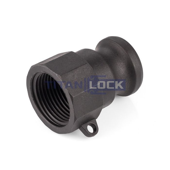 Камлок полипропиленовый тип А ниппель, внутр. резьба BSP 1", TL100APP TITAN LOCK  - Вид №3