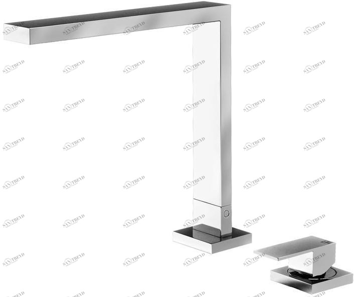 GEDA Смеситель для кухни на два отверстия с поворотным изливом Hito cinquantuno Santreyd sun-id-1397061