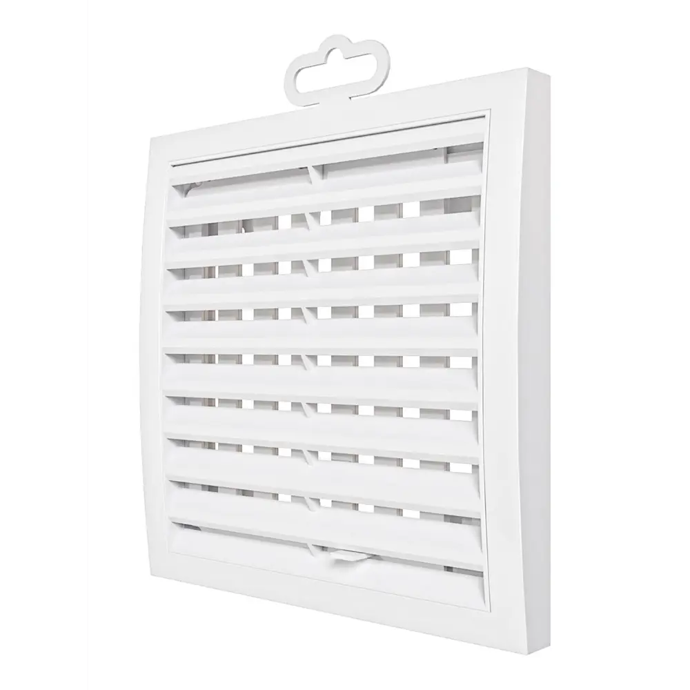Вентиляционная решетка регулируемая Fonet 150x150 мм пластик цвет белый STLM-2144139