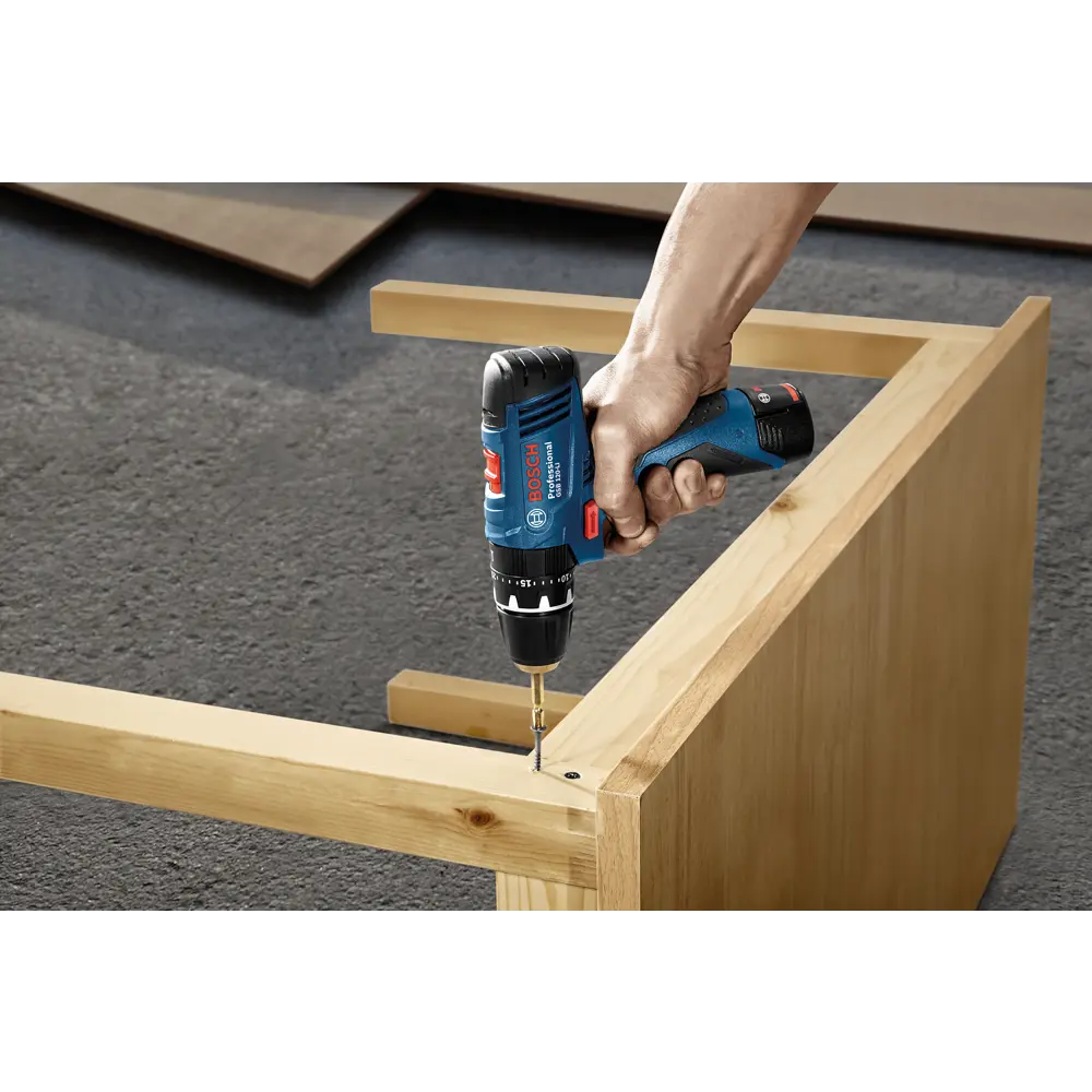 Дрель-шуруповерт аккумуляторная ударная Bosch Professional GSB 120 06019G8100, 12 В Li-ion 2x2 Ач 82449657 STLM-2087275  - Вид №9