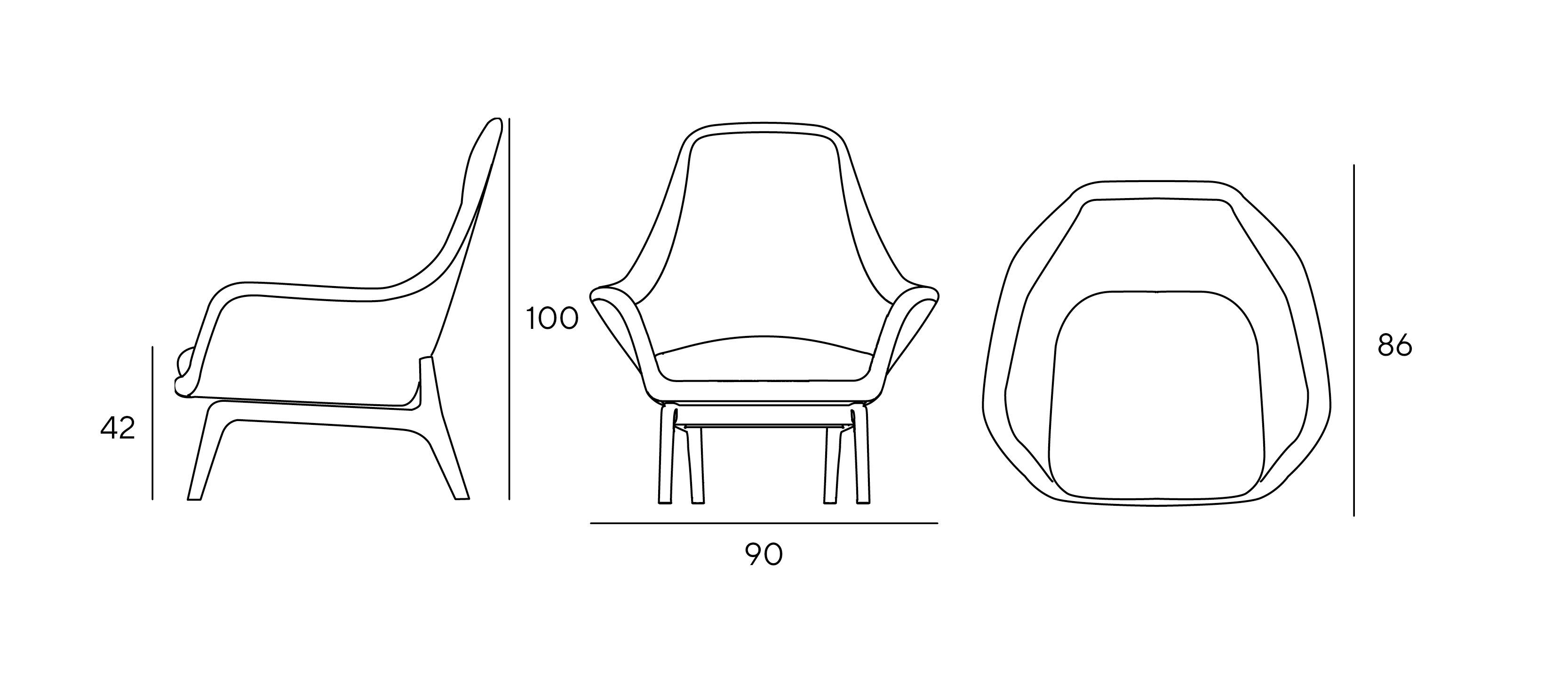 Тканевое кресло с подлокотниками Innova Imbottiti Eleven ARCH-00096867 - Вид №3