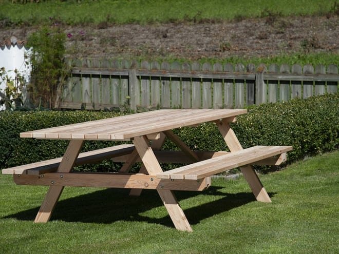 Деревянный стол для пикника с местом для инвалидов Pircher Double Face ARCH-00028617 - Вид №3