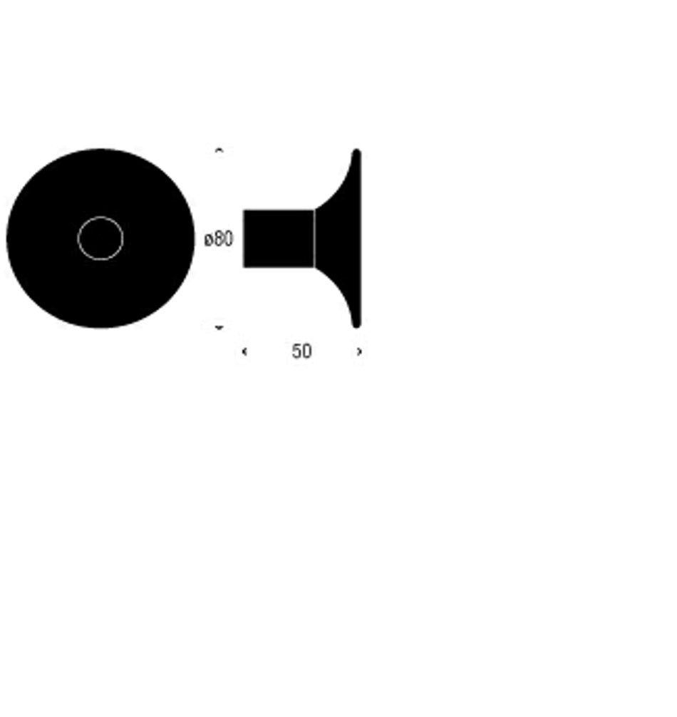 FROST LULU Ø80mm » медь / черный Нержавеющая сталь Медь / черный L1080-C  - Вид №1