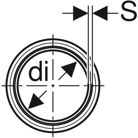 393.304.14.1 Труба Geberit Silent-Pro с раструбной муфтой Geberit  - Вид №3