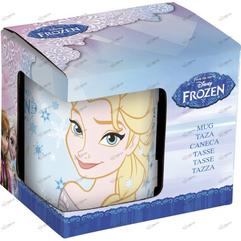 Кружка керамическая в подарочной упаковке "Холодное сердце", 220 мл STOR ХОЛОДНОЕ СЕРДЦЕ 335764 Голубой Santreyd 