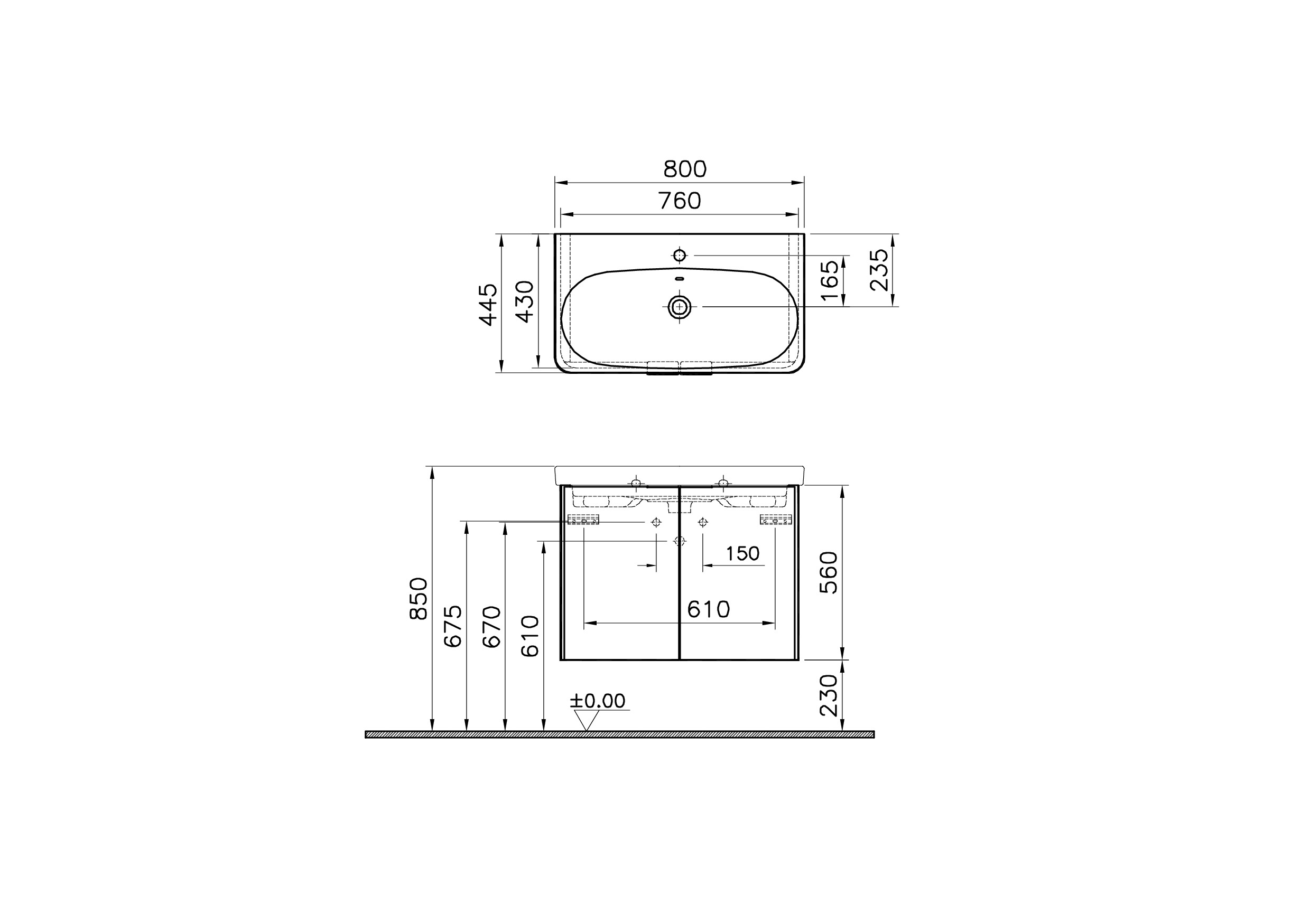 56535 Раковина Vitraglobal Nest - Вид №1