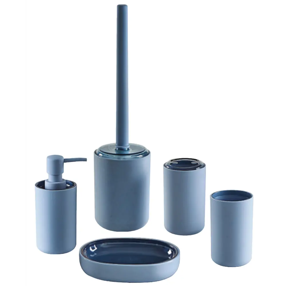 Дозатор для жидкого мыла настольный Vidage «Parma» пластик цвет синий STLM-2014181 - Вид №1