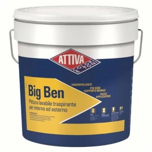 ATTIVA Дышащая моющаяся краска на водной основе Smalti e pitture