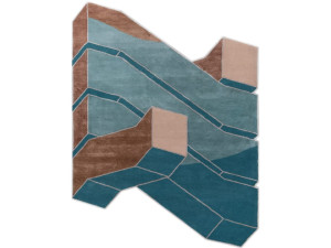 Коврик ручной работы из вискозы