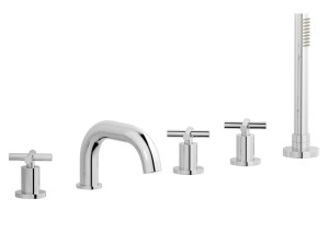 Встраиваемый смеситель для ванны с ручным душем