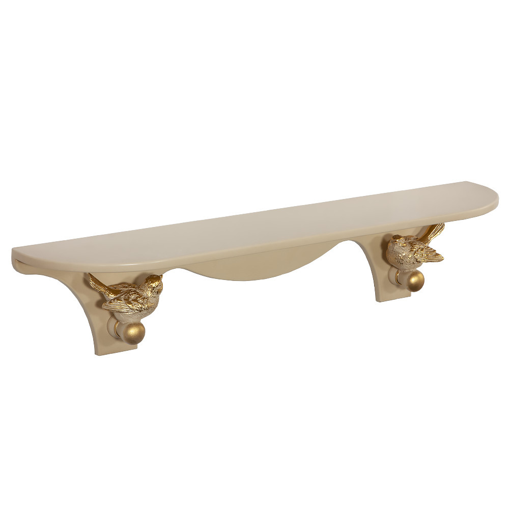 13067 Полка Гармония большая Айвори BOGACHO 4627179652326 - Вид №3