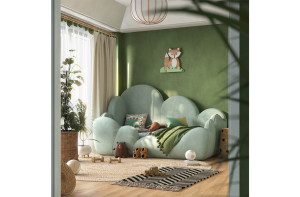 CIST208 Детская односпальная кровать Дино