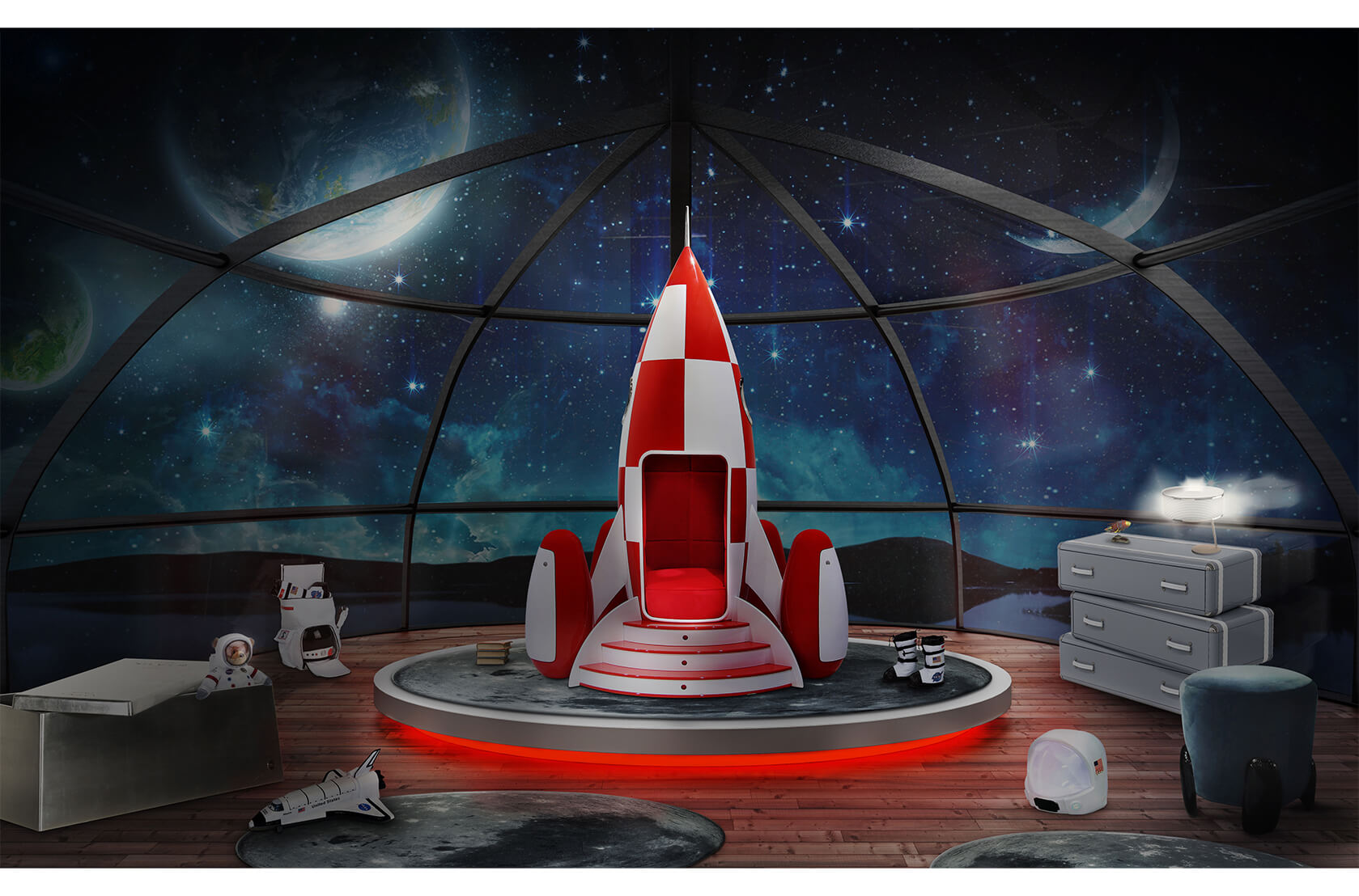 CIST772 Ящик для игрушек Серебро Circu  - Вид №5