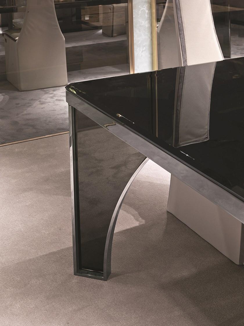 Longhi Прямоугольный обеденный стол из стекла Loveluxe T 125 - Вид №1