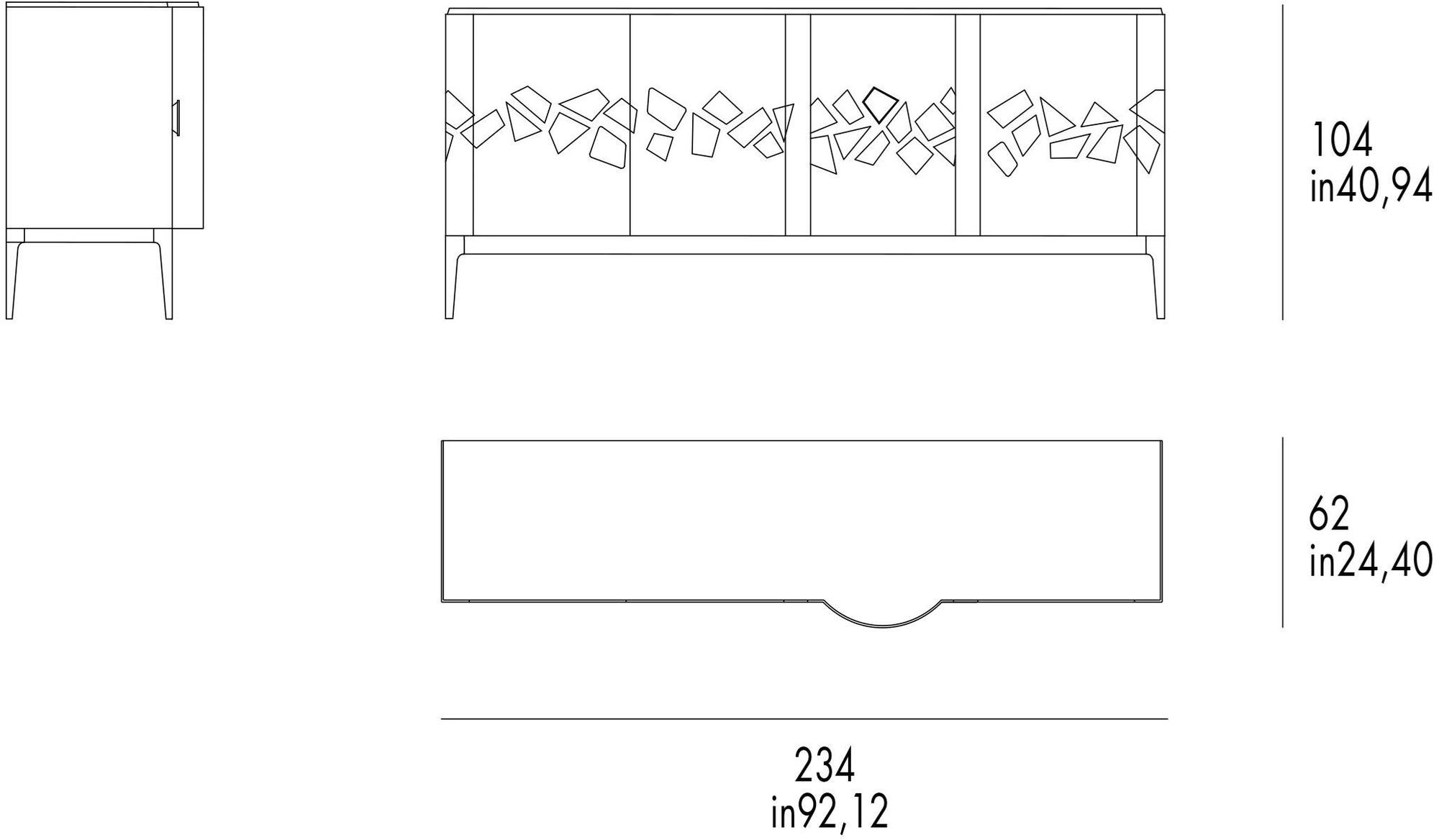 Grilli Комод с распашными дверцами Zarafa 701603 - Вид №4