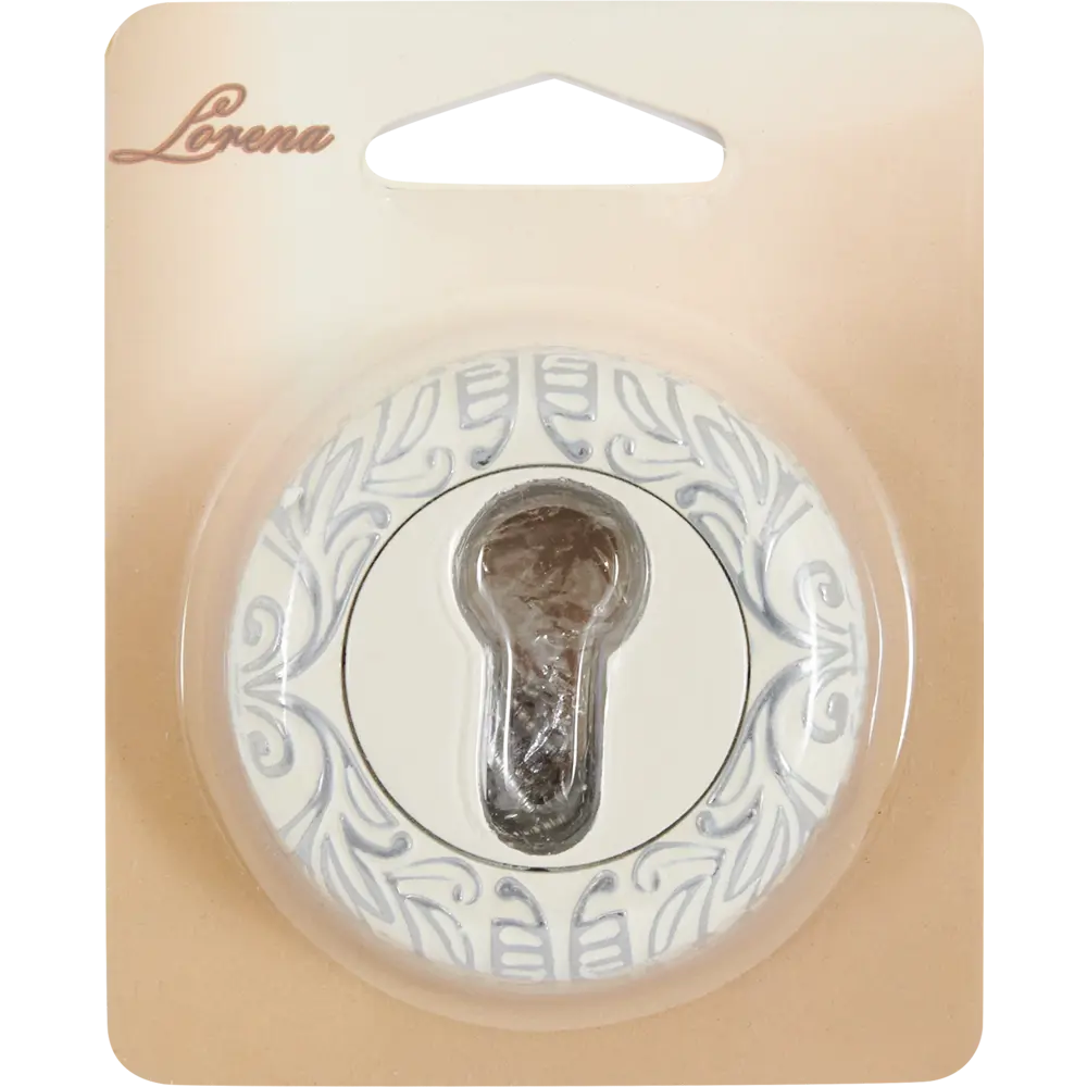 Santreyd Накладка декоративная для дверного цилиндра Q17W/Н белый хром 85218314 STLM-0059948 - Вид №2