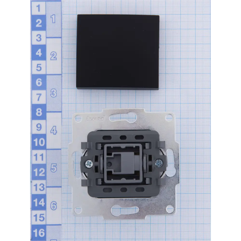 Выключатель Lezard Karina цвет черный бархат STLM-2164858 - Вид №5