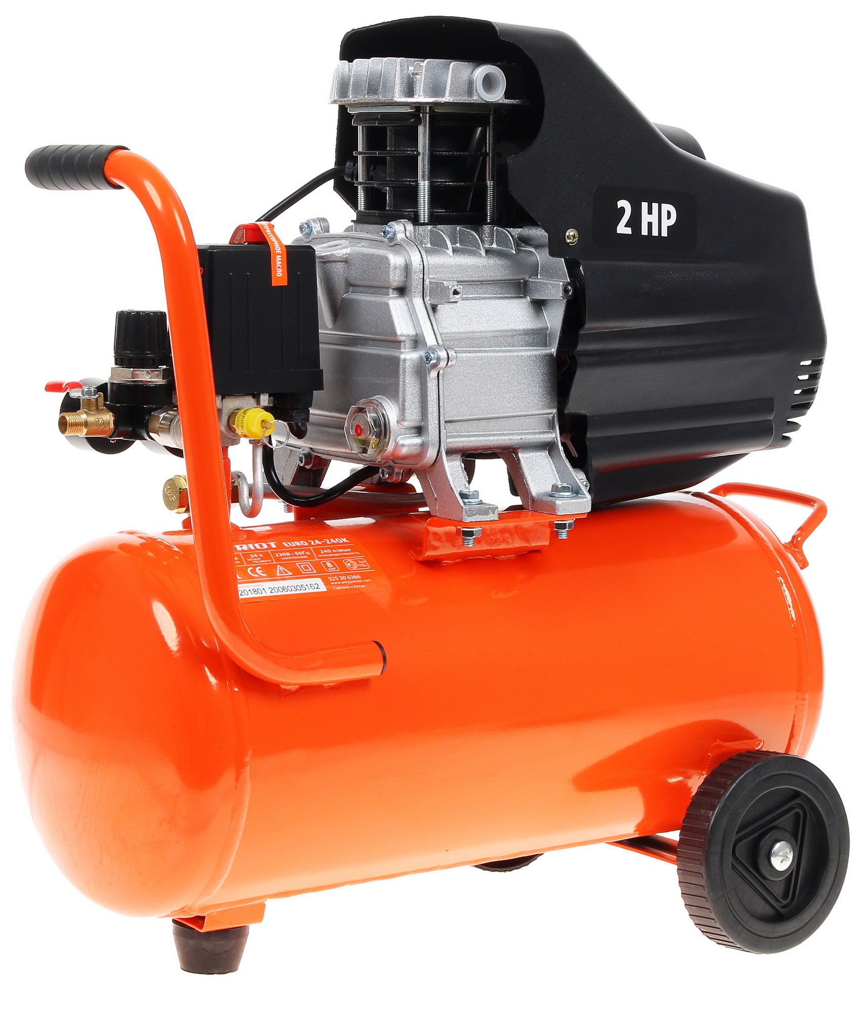 Компрессор поршневой масляный Patriot EURO 24-240K + KIT 5В 1133928 STDN-0111197 - Вид №5