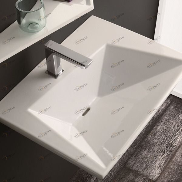 28KR Подвесная раковина настенная овальная Olympia Ceramica 