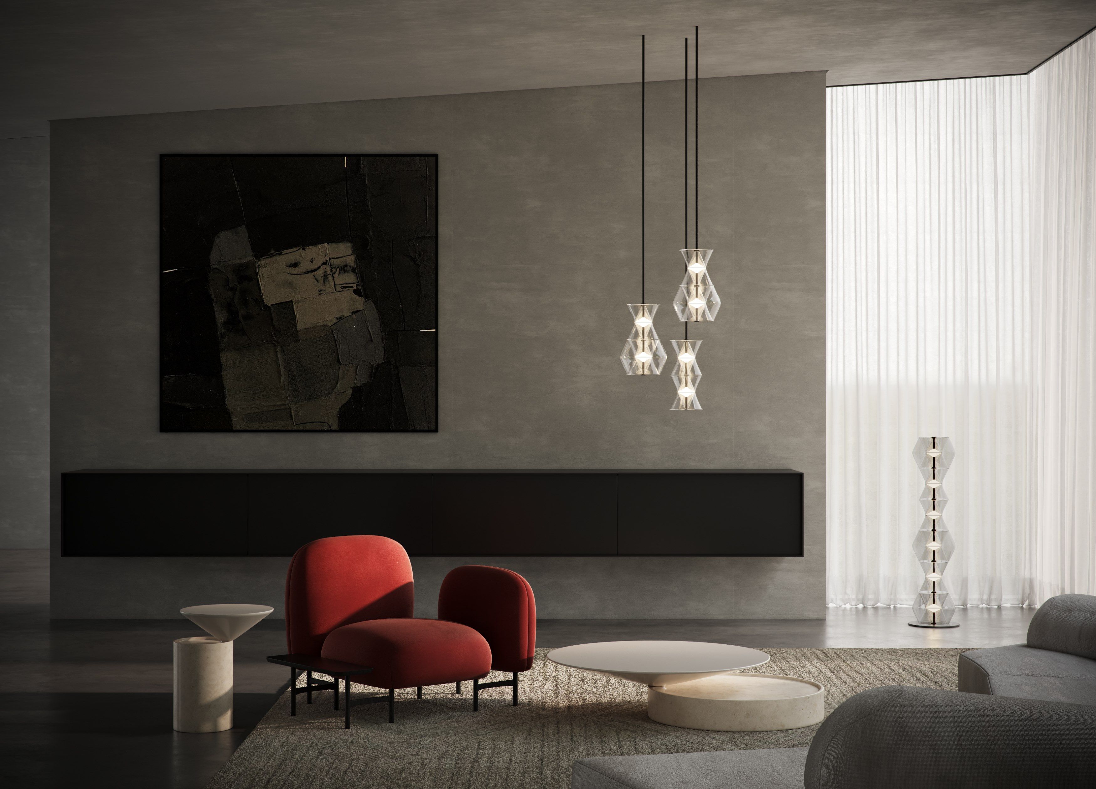 Выдувное стекло светодиодный торшер Rakumba Argyle ARCH-00013241