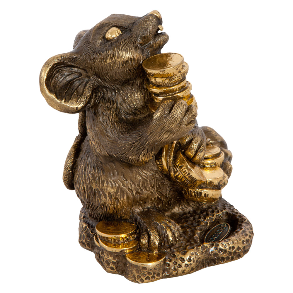 22637 Денежная Мышка 2020 Бронза BOGACHO 4627163961571 - Вид №2