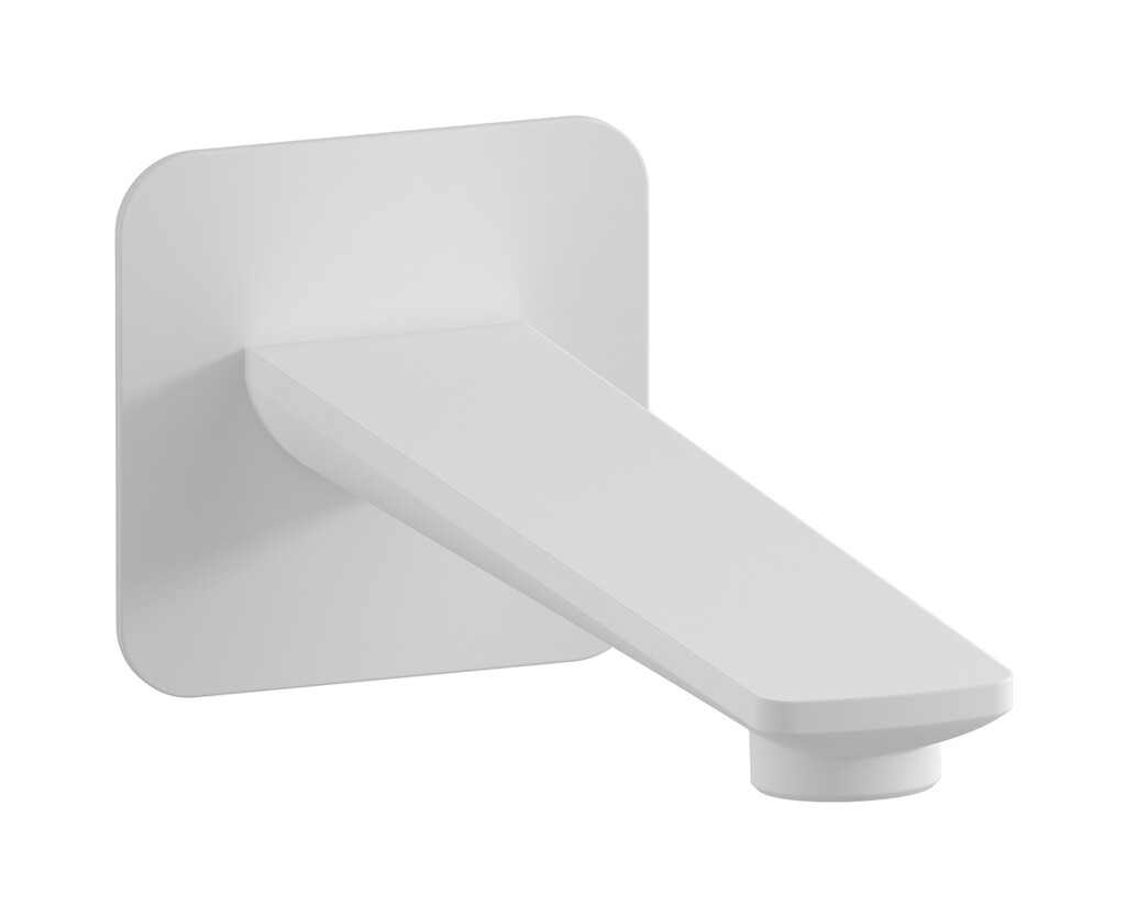 Настенный излив для ванны WE ARE IB c6327bo_22 Matt White C-67