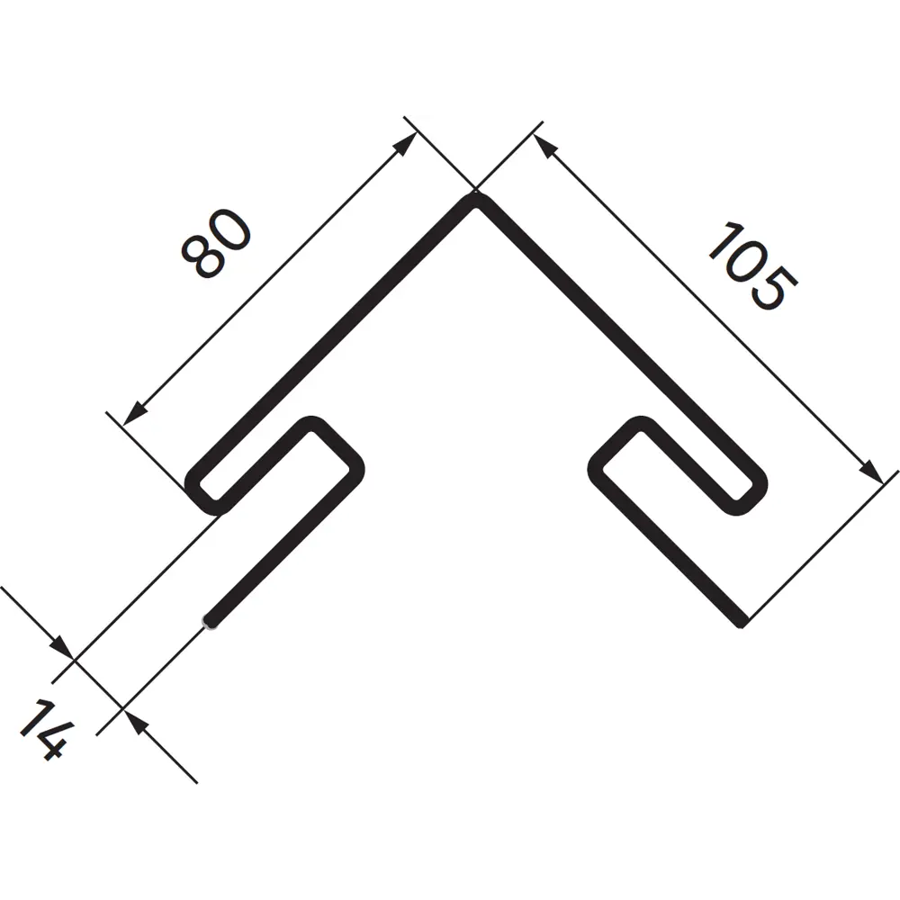 83577598 Угол наружный Artens 3000 мм цвет бежевый STLM-0041966  - Вид №2