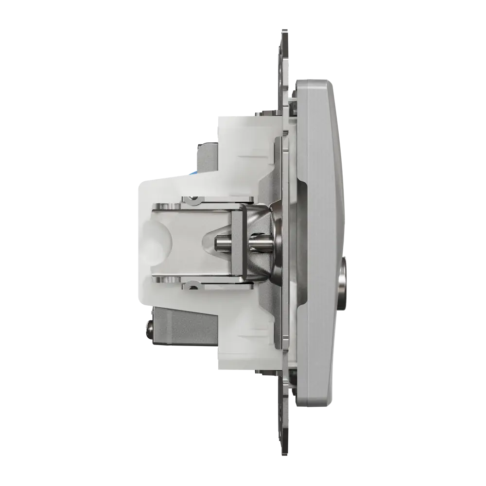 Розетка телевизионная/компьютерная встраиваемая Systeme Electric Sedna Design, цвет алюминий STLM-2058583 - Вид №3