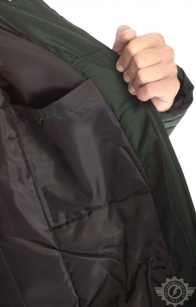 62264 Костюм "Дон" зеленый  Зимняя спецодежда  размер 60-62/170-176  - Вид №12
